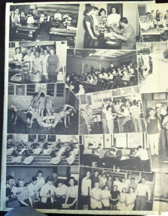 1949 HHS Yearbook Collage